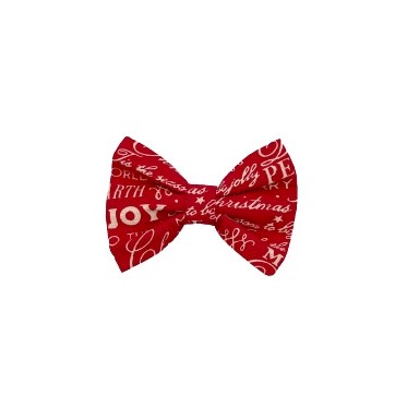 FW-Christmas Bow Tie-Merry Joy