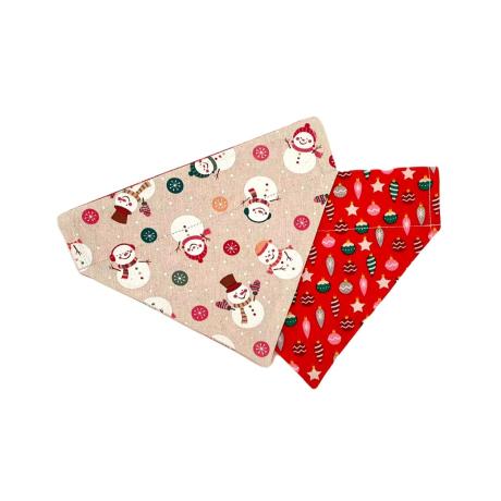 Magical Snowmen + Baubles Bandana